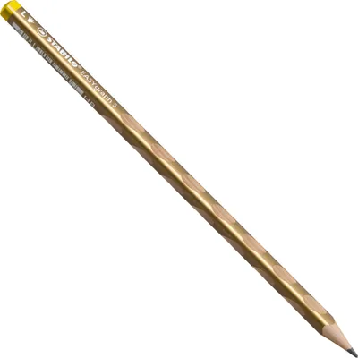 Produktbild von STABILO Bleistift EASYgraph "S" Härtegrad: HB gold für Linkshänder