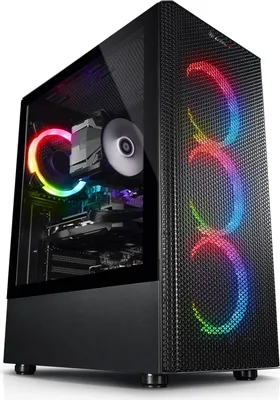 Produktbild von kiebel.de Gaming PC Tricera V AMD Ryzen 5 5500, 32GB DDR4, NVIDIA RTX 4060 8 GB, 1TB SSD, WLAN, Windows 11, Gaming PC