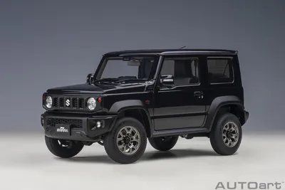Produktbild von Suzuki Jimny Sierra JB74 RHD 2018 schwarz metallic Modellauto 1:18 Autoart