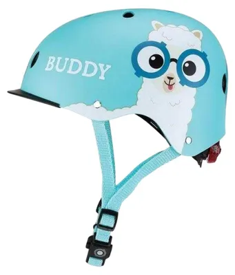 Imagen del producto de Globber - Casco para bicicleta "Elite" para niños, con luz LED, modelo PP7772 (48 cm - 53 cm) (Azul)