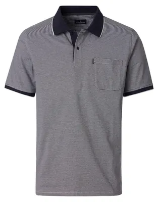 Produktbild von CASAMODA - Herren Polo-Shirt (126320121), Größe:XL, Farbe:Blau (105)