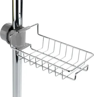 Obrázok produktu pre Sprchová vanička WENKO z nehrdzavejúcej ocele bez vŕtania 23 x 7 x 10,5 cm