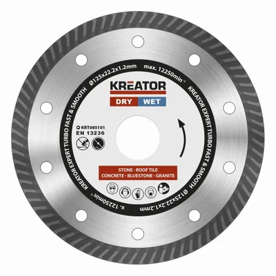Produktbild von Kreator 125 Mm Diamanttrennscheibe Silber  Silber One Size