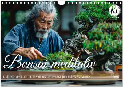 Produktbild von Bonsai meditativ (Wandkalender 2026 DIN A4 quer), CALVENDO Monatskalender