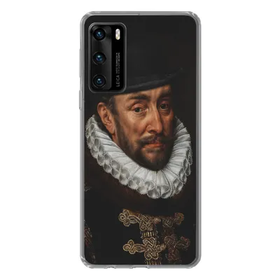 Produktbild von MuchoWow® Handyhülle Schutzhülle Hülle für Huawei P40 Gemälde - Wilhelm von Oranien - Alte Meister Silikon Softcase Handy Hülle - Handytasche
