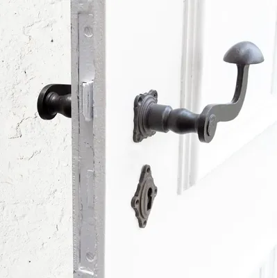 Produktbild von Drückergarnitur für Zimmertüren-Edles Design | BB | Eisen braun