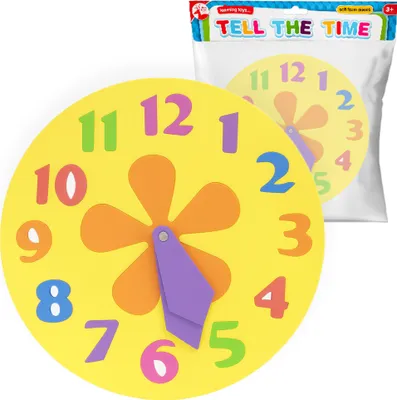 Image de Horloge d'apprentissage Jouet éducatif pour les enfants d'âge préscolaire Rouge