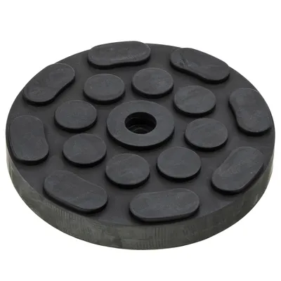 Image de 1x support en caoutchouc pour cric STIX 124 x 114 mm, hauteur 18,6 mm, bloc en caoutchouc P25