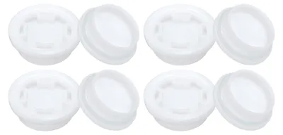 8 Kunststoffdeckel 5 cm für Fässer, Kanister und Eimer