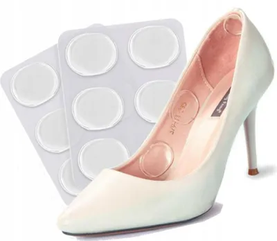 Immagine prodotto di Solette in gel per tacchi - per scarpe - solette da incollare - adesivi per evitare sfregamenti - per tacchi alti