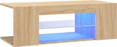 Obrázek produktu pro vidaXL TV skříňka s LED osvětlením Dub Sonoma 90x39x30cm