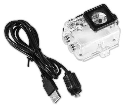 Obrázek produktu pro Vodotěsné pouzdro pro sportovní kameru s nabíjecím kabelem pro modely SJCAM SJ4000/SJ7000