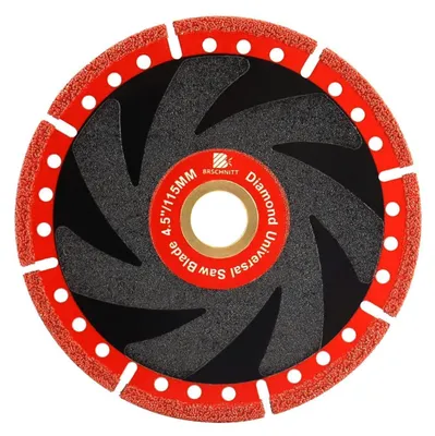 Obrázek produktu pro Řezací kotouč s diamantovým ostřím, 115 mm, pro řezání betonu, oceli, kovu, kamene a dlaždic