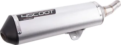 Obrázok produktu pre TECNIGAS tlmič hluku "4Scoot" S ohybom z nehrdzavejúcej ocele Hliník