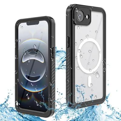 Produktbild von Handyhülle für Apple iPhone 17e / 16e MagSafe Grad Wasserdichte Tasche Schwarz