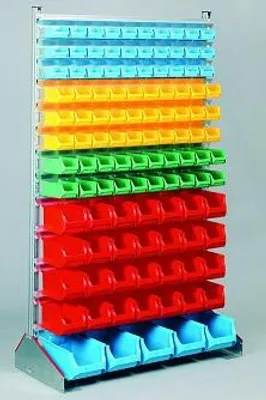 Produktbild von Allit Kleinteileregal ProfilPlus Depot 455900 silber 113,0 x 50,0 x 190,0 cm