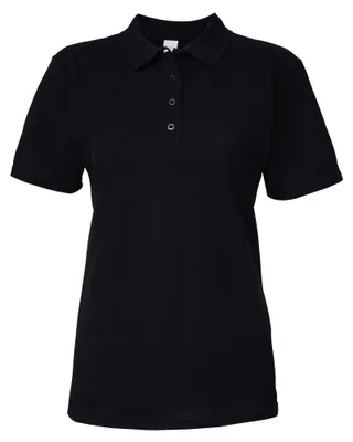 Immagine prodotto di Maglietta polo da donna a maniche corte in doppio piqué Gildan Softstyle FK397 (XL) (nera)