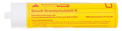 Obrázek produktu pro Staudt protipožární tmel FTS-K, kartuše, 310 ml 8207 (protipožární tmel)