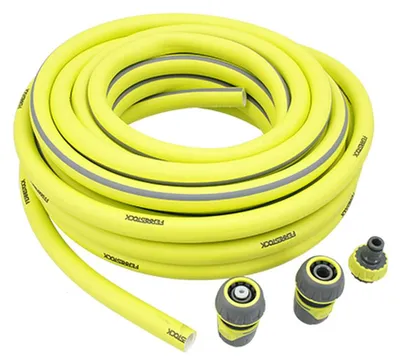Obrázok produktu pre Záhradná hadica 15 m, 5/8 palca, flexibilné PVC, 3-vrstvová, UV odolná, pre záhradu