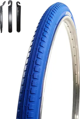 Image de 1 x Kenda K-142 pneu vélo en bleu 40-635 (28 x 1 1/2) y compris démonte-pneu maxxi4you