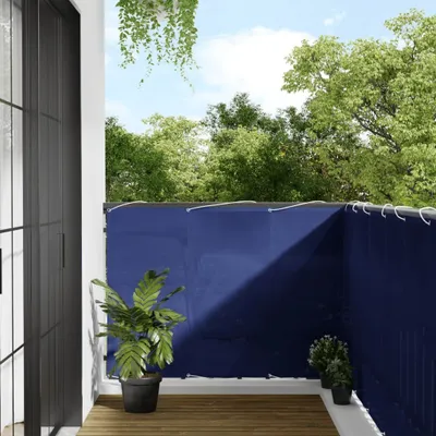 Produktbild von Balkon-Sichtschutz Blau 120x1000 cm 100 % Polyester-Oxford - Sonnensegel 4000293