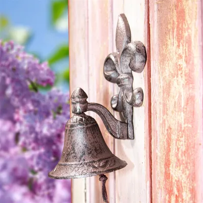 Produktbild von Stilvolle Blätterglocke, Haustürglocke wie antik, im Landhausstil