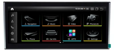 Produktbild von Für Audi Q5 8R RHD MMI 3G 12.3" Touchscreen Android GPS Navi Carplay