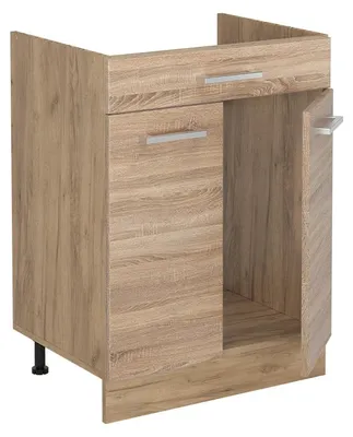 Zdjęcie produktu dla Szafki kuchenne Vicco R-Line Sonoma/Dąb goldkraft 60 cm z szufladą bez blatu roboczego, Model 61222