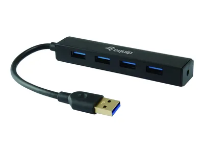 Zdjęcie produktu dla Equip 128953, USB 3.2 Gen 1 (3.1 Gen 1) Type-A, USB 3.2 Gen 1 (3.1 Gen 1) Type-A, 5000 Mbit/s, Czarny, Plastik, USB