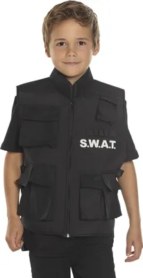 Image de Gilet SWAT pour enfants noir