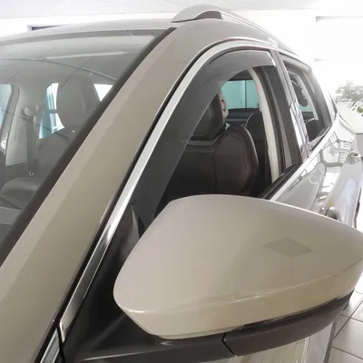 Image de Déflecteur de pluie pour Skoda Karoq 2017-2025 5 portes Acrylique foncé 2pcs