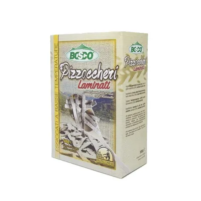 Produktbild von Bosco - Pizzoccheri Laminati - Die gesunde Küche des Veltlins - Packung 500 g