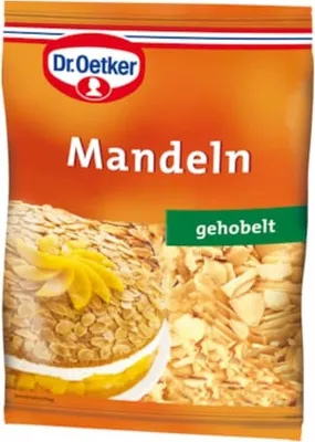 Produktbild von Dr. Oetker Mandeln Gehobelt (100g Beutel)