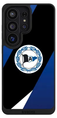 Produktbild von NIVOCASE Handyhülle für Samsung Galaxy S26 Ultra  Hülle NIVOpure Case Schwarz Arminia Bielefeld DSC Offizielles Lizenzprodukt