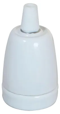 Image de Douille e27 ceramique blanc d46mm tibelec