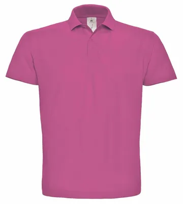 Image de B&C ID.001 Polo unie, manches courtes FK112 (L) (fuchsia)