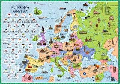 Produktbild von Europa - państwa - Pisakiem po mapie