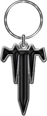 Produktbild von Trivium - Schlüsselanhänger T RO3921 (Einheitsgröße) (Silber/Schwarz)