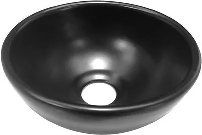 Immagine prodotto di Lavabo, rotondo, lavabo, nero opaco, piccolo, lavabo da appoggio, 20 cm, WC ospiti Consilio