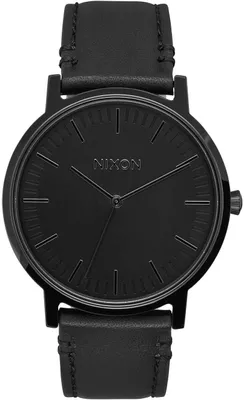 Produktbild von Nixon Porter Leather A1058-001 Herrenarmbanduhr Design Highlight