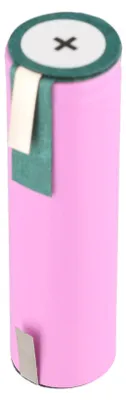 Image de Batterie lithium-ion 18650 avec bornes de connexion en forme de U, pour outils de jardinage alimentés par batterie lithium-ion, 3,7V, 2600mAh, 9,6Wh