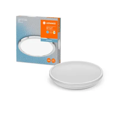 Produktbild von LEDVANCE LED Deckenleuchte Bathroom Ceiling CCT IP44 30cm Chrome Click-CCT Warm weiß,Neutralweiss 4099854096136