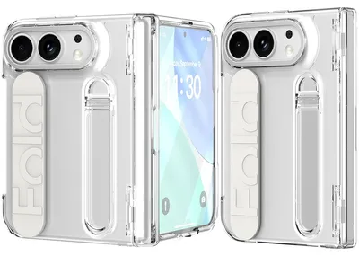 Obrázek produktu pro Pouzdro s popruhem na Apple iPhone Duo vestavěnou ochranou displeje, stojánkem a ochrana pantu Průhledný