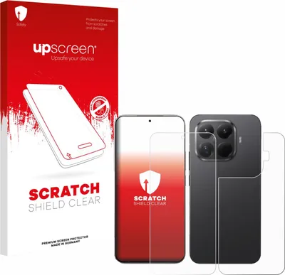 Produktbild von upscreen Schutzfolie für Xiaomi 15T Pro (Display+Rückseite) Displayschutz Displayschutzfolie Folie Klar Transparent