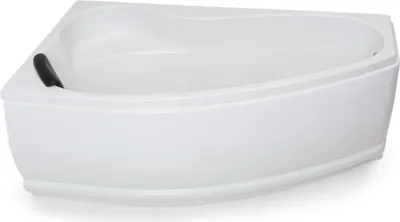 Produktbild von Basera Eck-Badewanne Formentera Links 160 x 90 cm mit LED-Ambiente und Kopfstütze