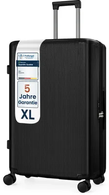 Produktbild von 4FLY Hartschalen Reisekoffer 78 cm (103L) aus Polycarbonat – mit TSA-Schloss, 4 Spinner-Doppelrollen und Aluminium-Teleskopgriff, Aufgabegepäck