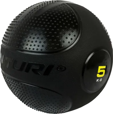 Produktbild von Tunturi Slam Ball, Medizinball in Gewichten von 5 kg, Krafttraining mit Gewichtsball und Functional Training