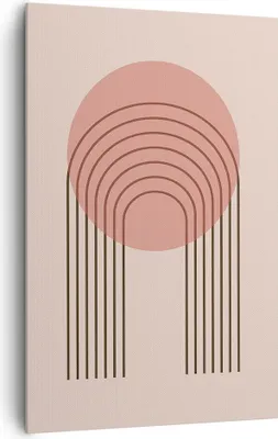 Produktbild von Bild auf Leinwand - Leinwandbild - Einteilig - Abstraktion Minimalismus Kreide - 80x120cm - Wand Bild - Wandbilder - Leinwanddruck - Wanddekoration - Leinwand bilder - Wandbild - PA80x120-4446