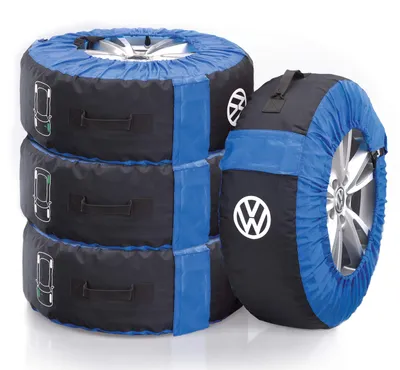 Produktbild von Volkswagen 000073900 Reifentaschen-Set, Schwarz