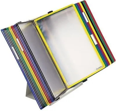 Produktbild von tarifold Sichttafelsystem 435209 DIN A5 farbsortiert mit 20 St. Sichttafeln